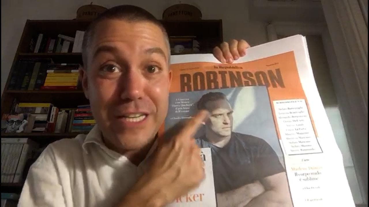 Saverio Raimondo: "Robinson innovativo: ha creato il click bait su carta stampata"