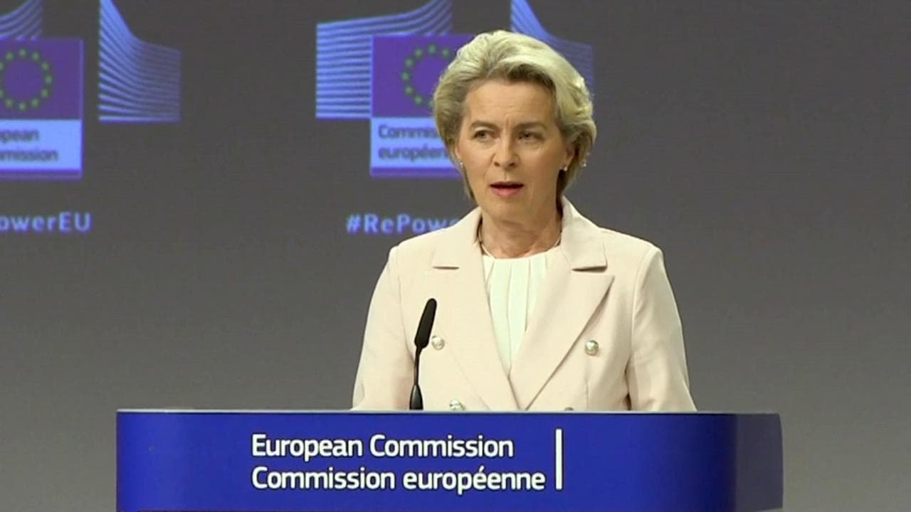 Energia, Von der Leyen: "Meno 15% di gas in caso di interruzione della fornitura dalla Russia"