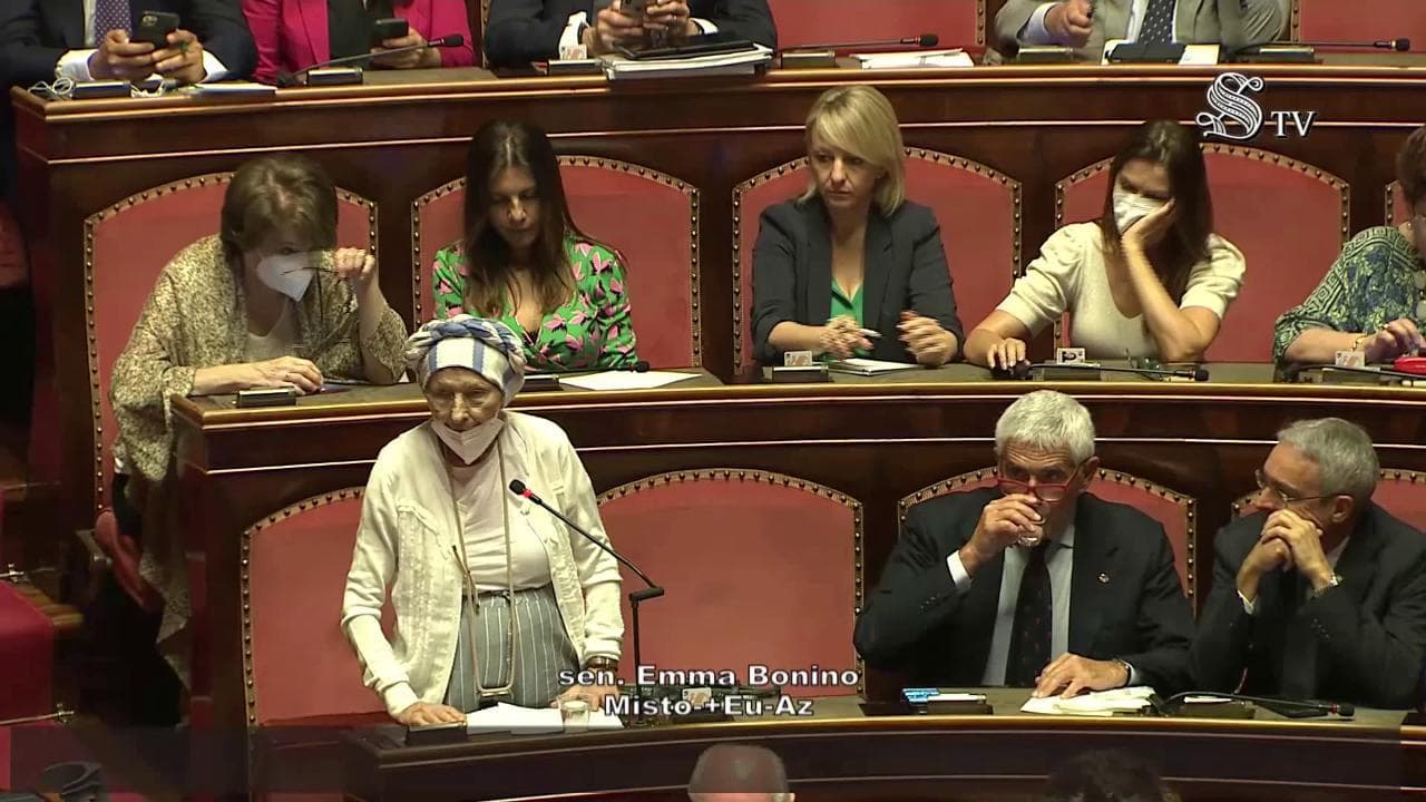 Governo, Emma Bonino: "Presidente Draghi lei ha il dovere di restare"