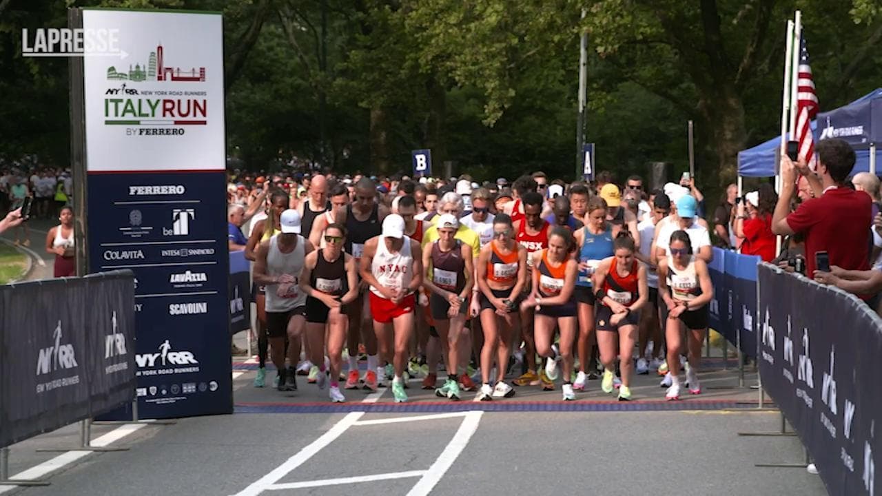 New York, in seimila a Central Park per il ritorno dell'Italy Run