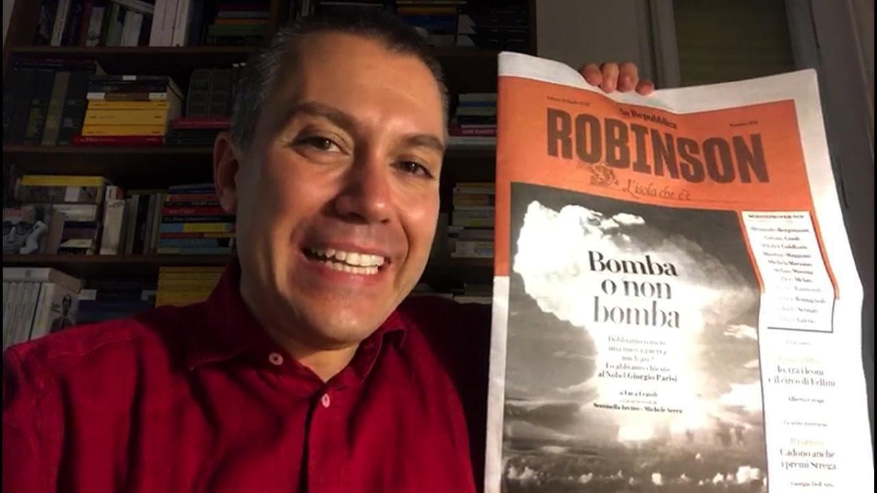 Saverio Raimondo: ''Boma o non bomba (atomica)? Su Robinson i bunker in affitto''
