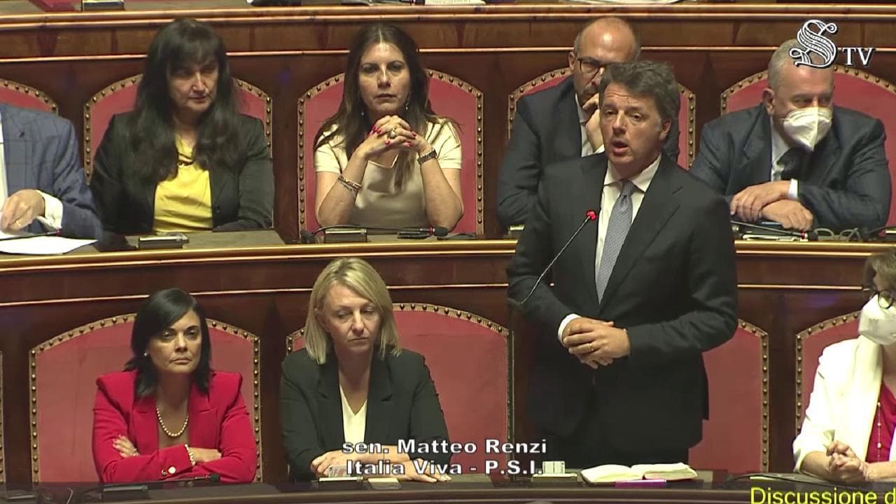 Dl Aiuti, Renzi: "M5s come i giacobini", e a Draghi: "Nulla giustifica lo stop del Governo"