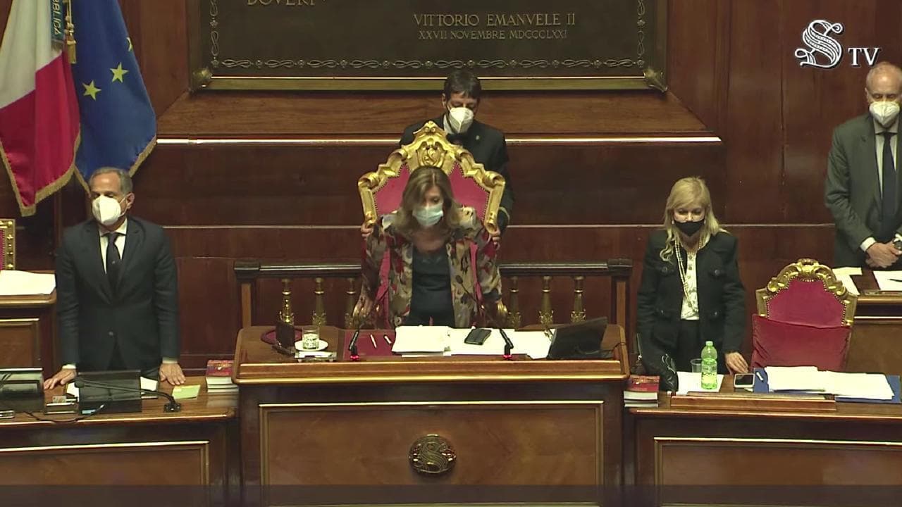 Morte Scalfari, un minuto di silenzio in Senato durante la discussione sul Dl Aiuti