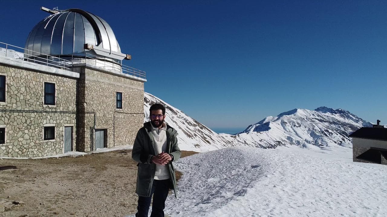 L'astronomia spiegata dalla vetta del Gran Sasso: Nature premia Samuele Ronchini del Gssi