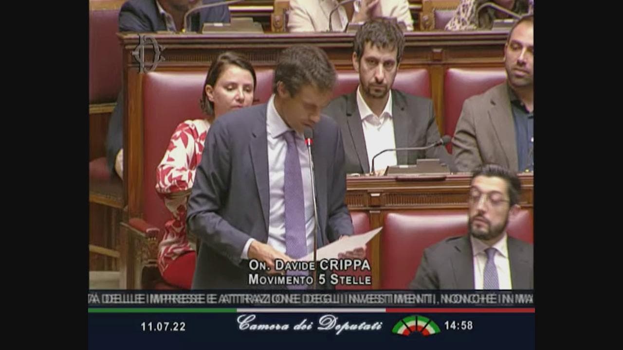 Dl Aiuti, Davide Crippa annuncia che il M5s non partecipa al voto finale: "Contenuti non coerenti"