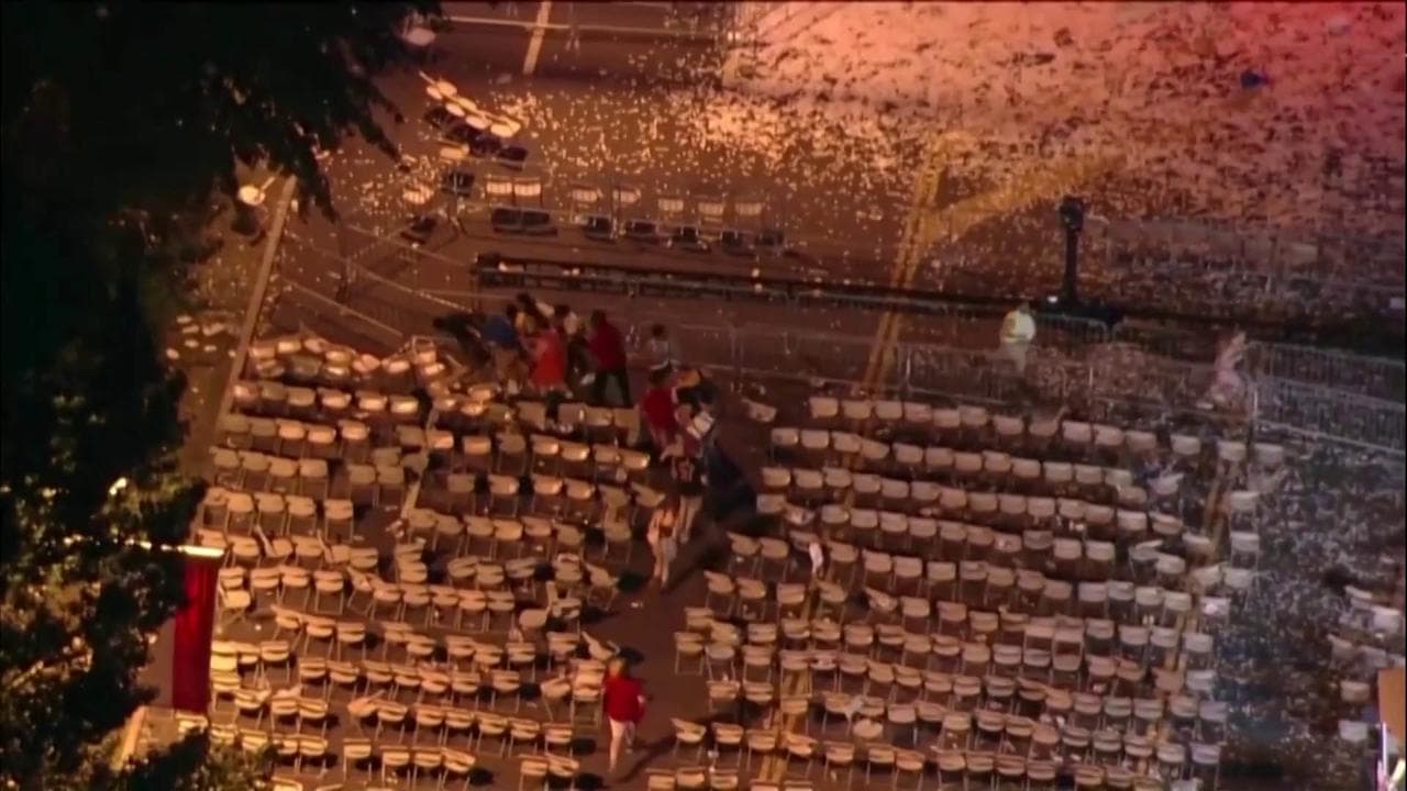 Philadelphia, spari alla parata del 4 luglio: nelle riprese aeree, la fuga delle persone in preda al panico