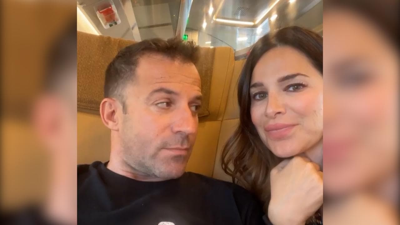 Del Piero, la moglie Sonia lo prende in giro sui social: Alex reagisce da perfetto attore