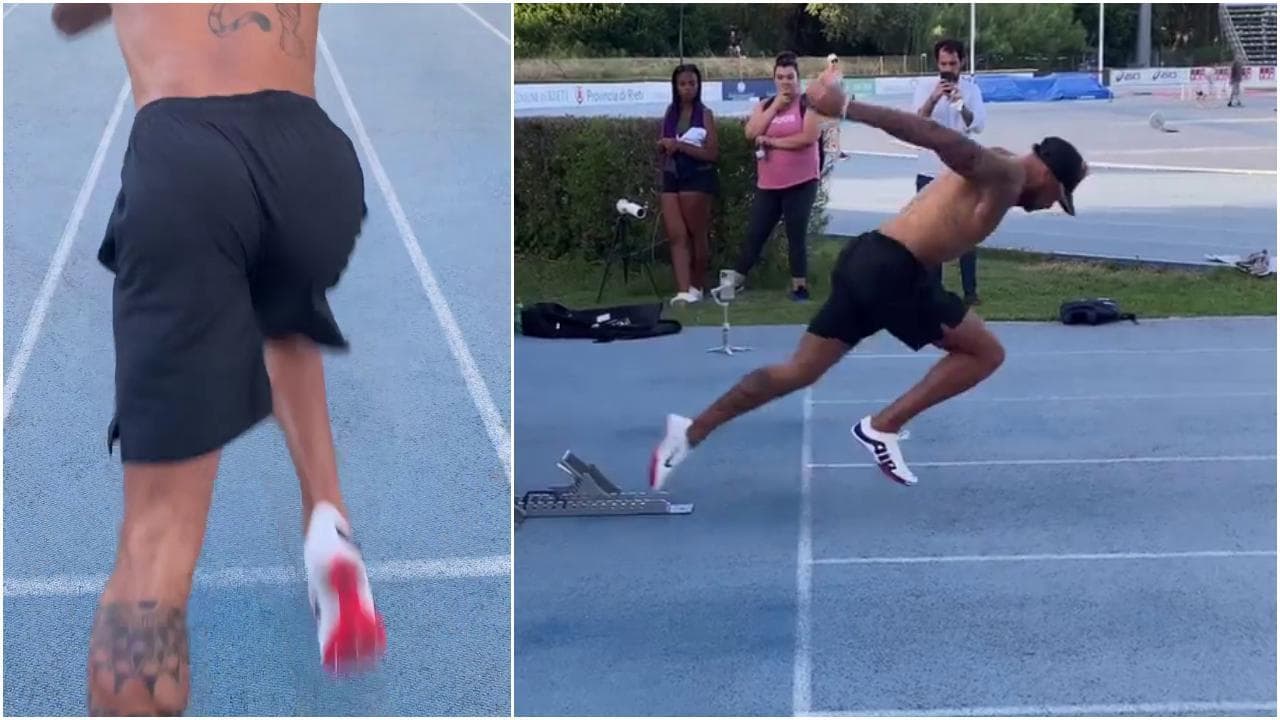 Atletica, Marcell Jacobs è un fulmine: i video dell'allenamento del campione olimpico