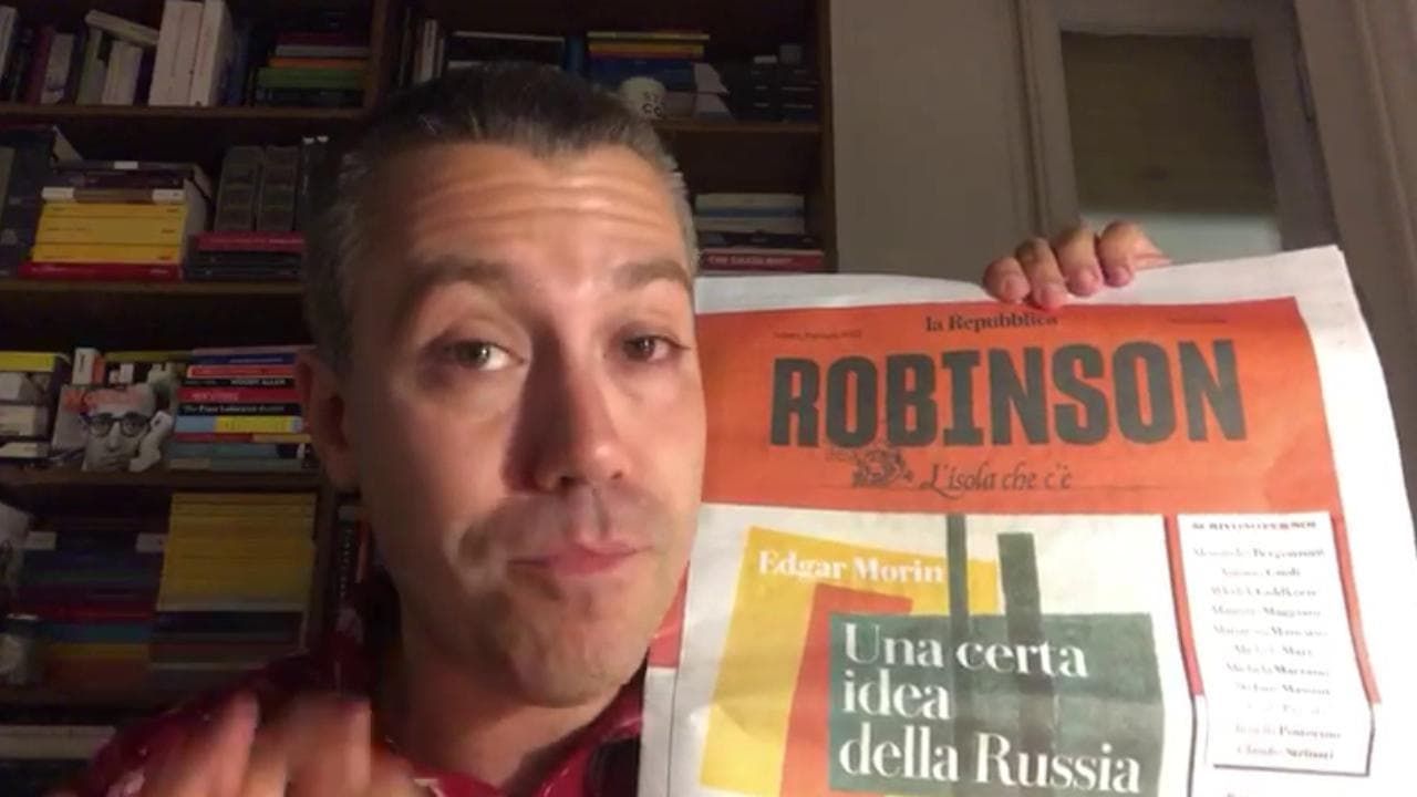 Saverio Raimondo: c'è droga nella carta di Robinson