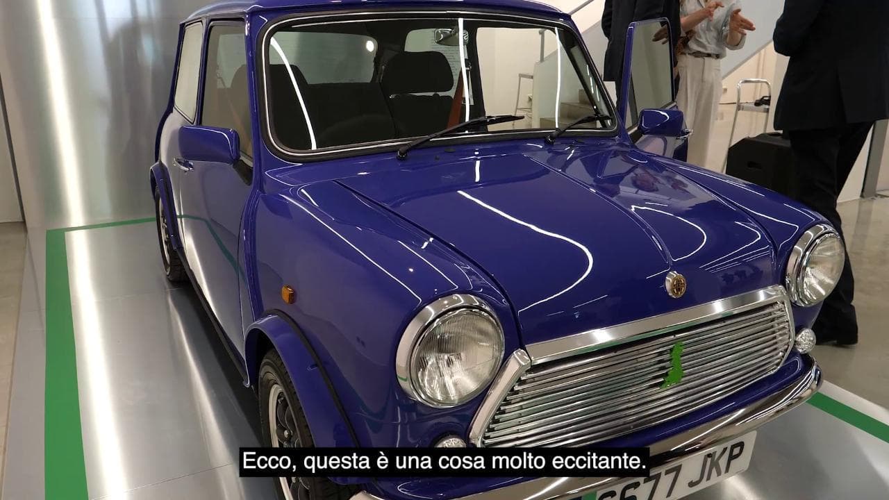 Paul Smith e la Mini trasformata in un'auto 100% a zero emissioni