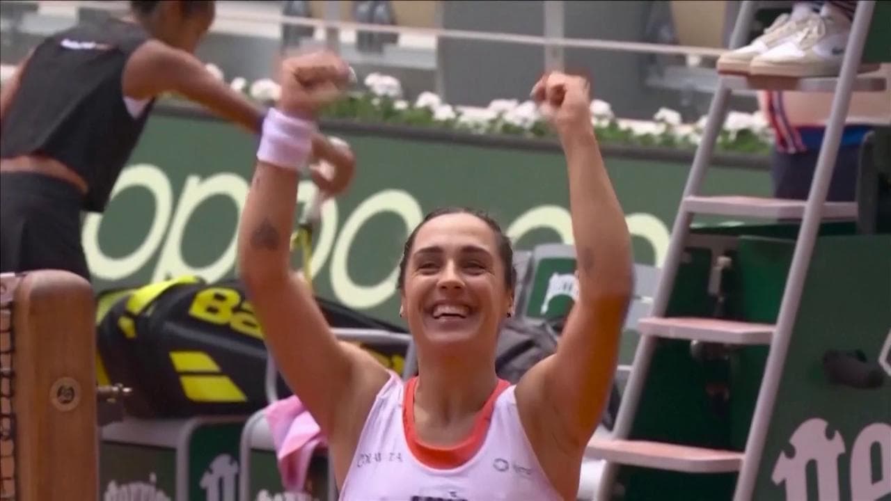 Roland Garros, Martina Trevisan in semifinale: gli highlights del match contro Leylah Fernandez