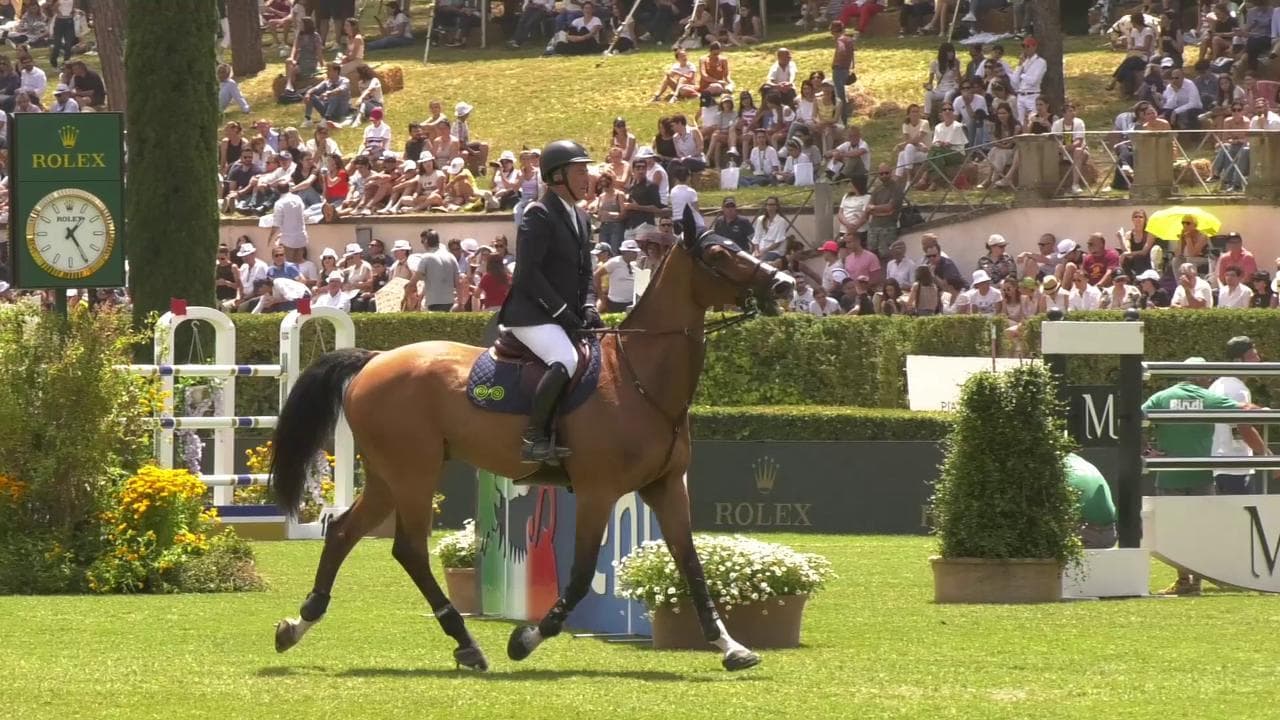 Piazza di Siena, Denis Lynch vince il Rolex Gran Premio Roma