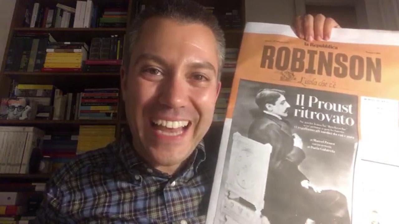Saverio Raimondo: "Su Robinson la nuova firma è Marcel Proust! Ma come hanno fatto?!"
