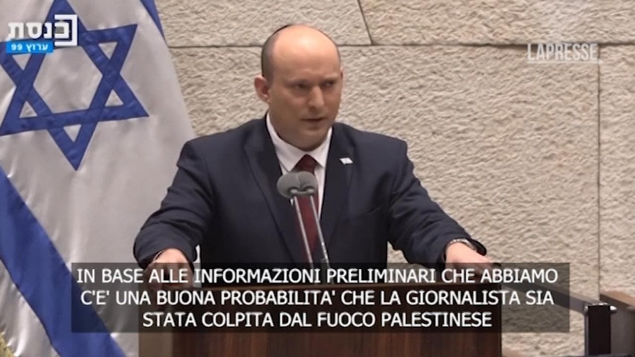 Giornalista uccisa, il premier israeliano Bennett: "Probabile sia stata colpita dai palestinesi"