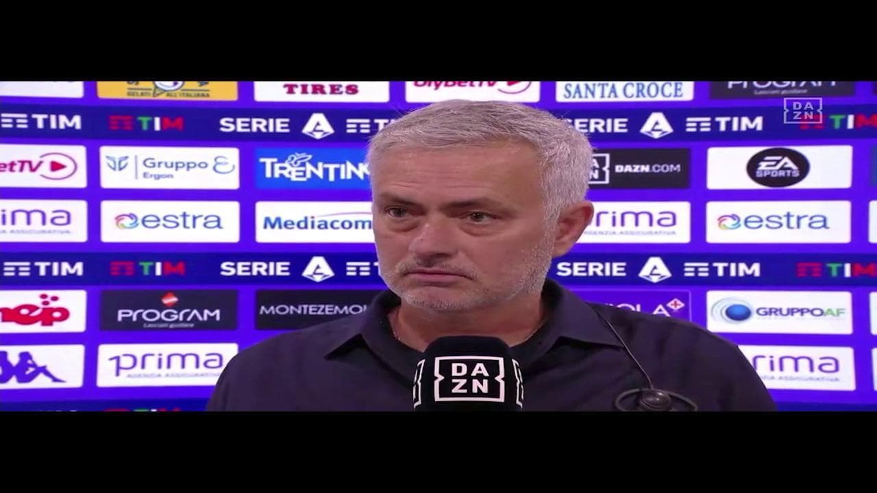 Fiorentina-Roma, Mourinho attacca frontalmente il Var: "Vogliamo rispetto dai Banti di questa vita"
