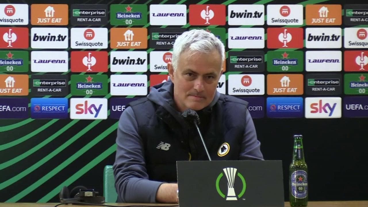 Roma-Leicester, Mourinho: "Ho versato una lacrima per l'emozione"