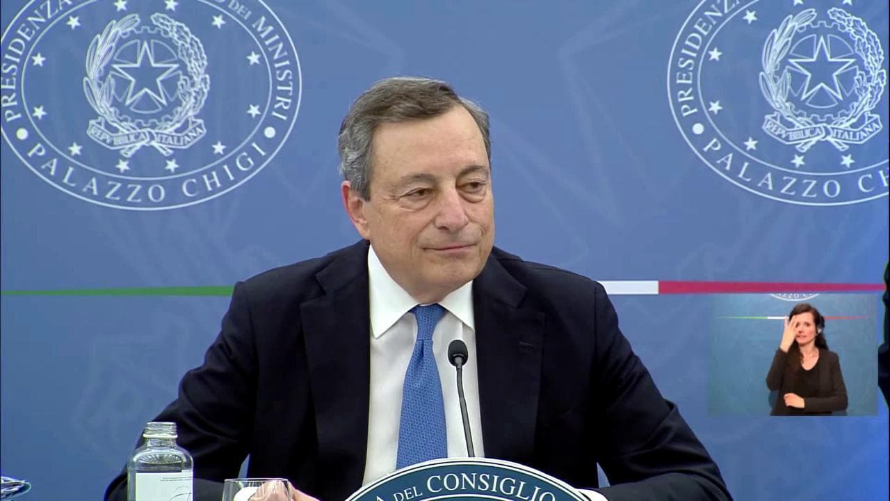 Ucraina, Draghi: "Nessuno vuole escalation ma non abbandoniamo Kiev"