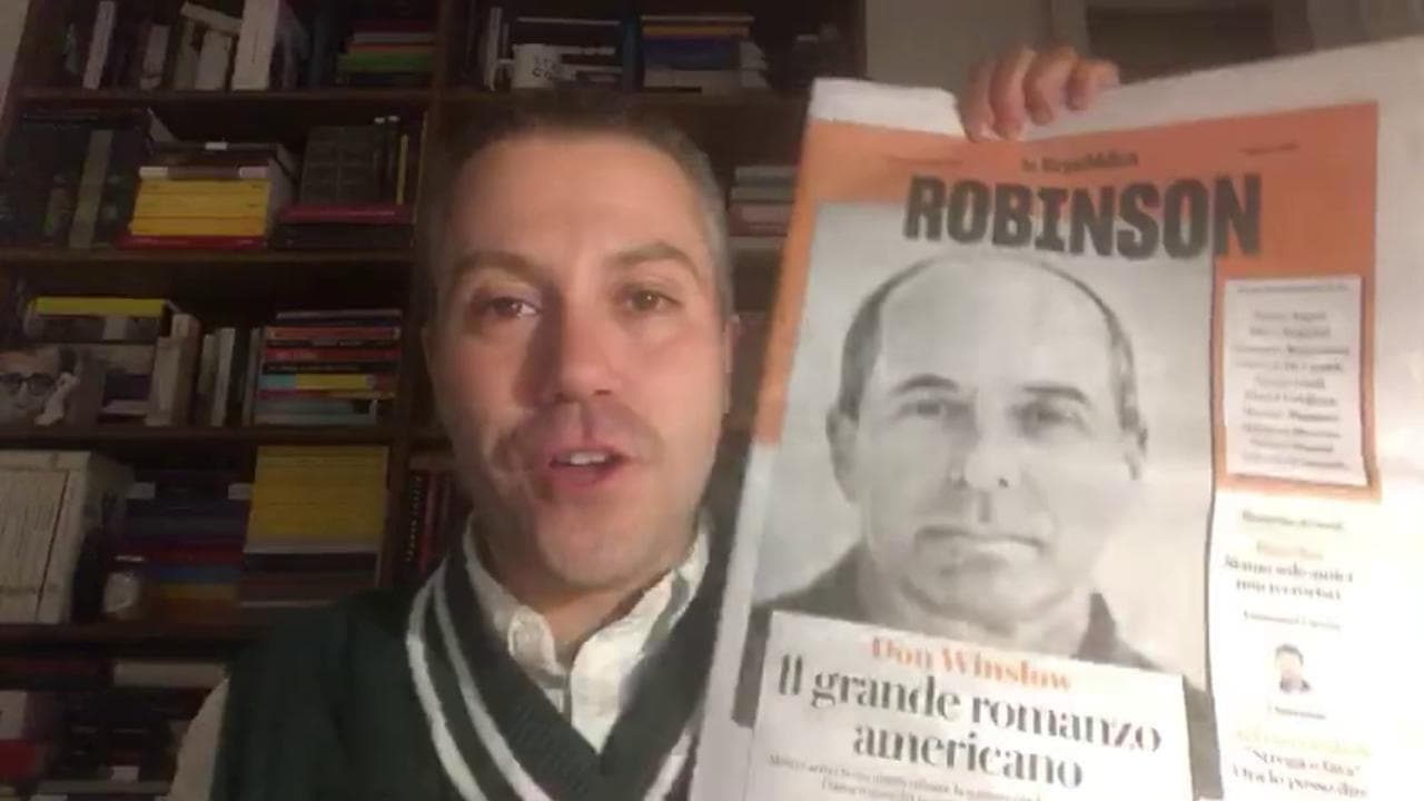 Saverio Raimondo: "Gli occhi di Don Winslow su Robinson vi fissano ovunque voi siate"