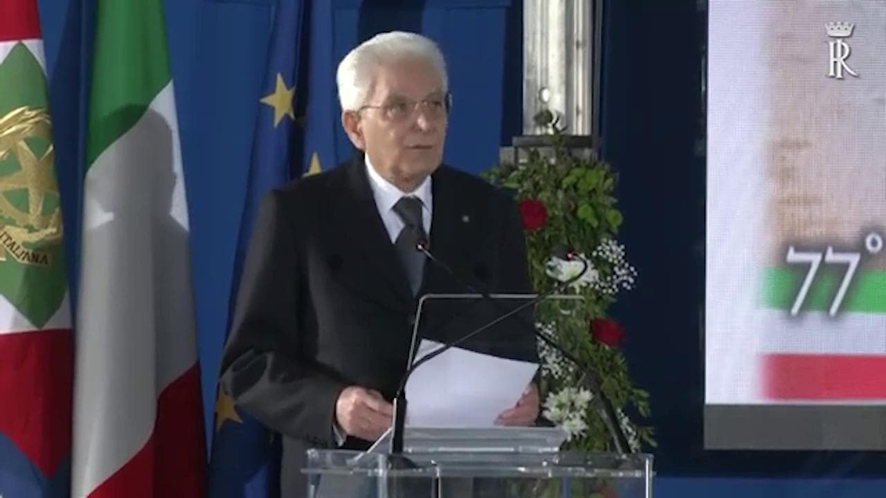 25 aprile, Mattarella: "Quando la Russia ha invaso l'Ucraina ho pensato a Bella ciao"