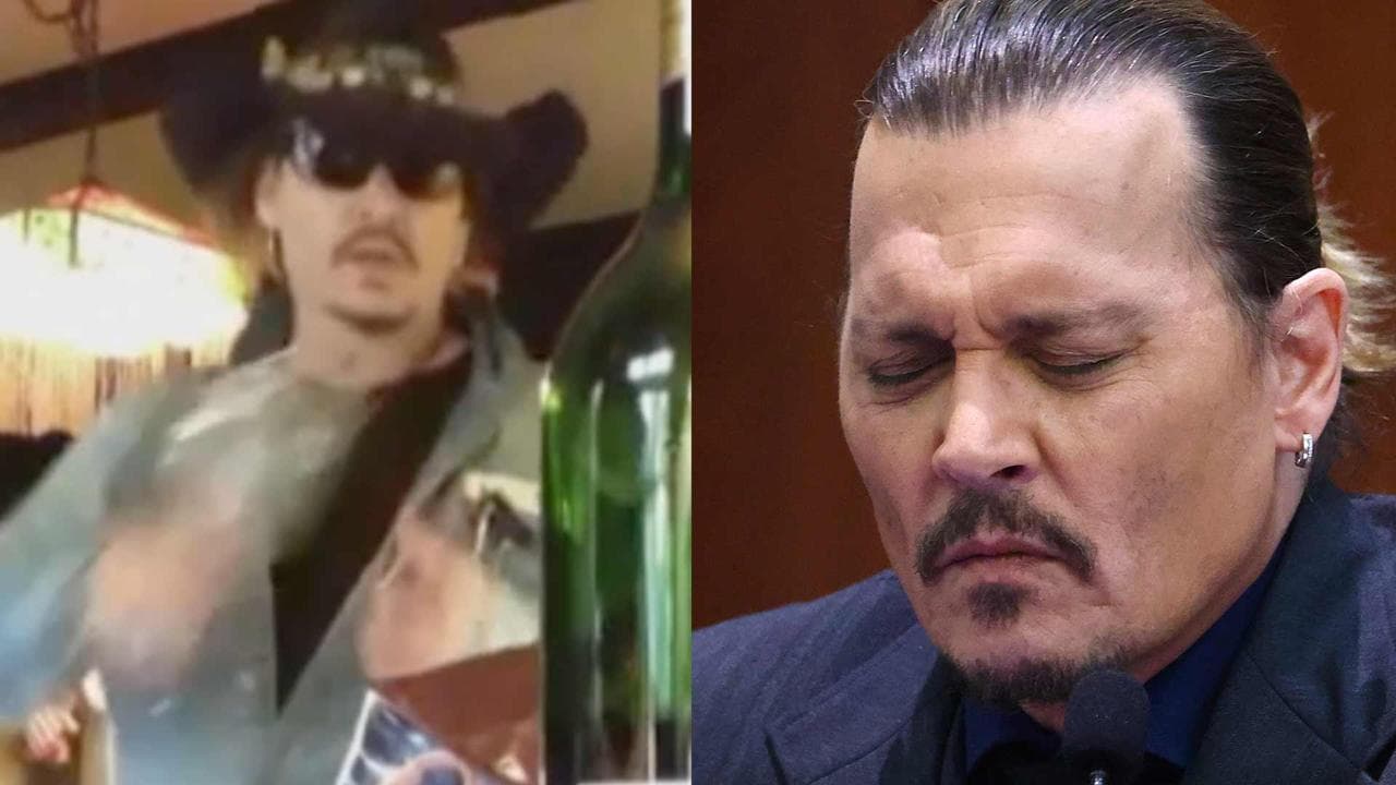 Johnny Depp ubriaco, mostrato al processo il video girato di nascosto dall'ex moglie
