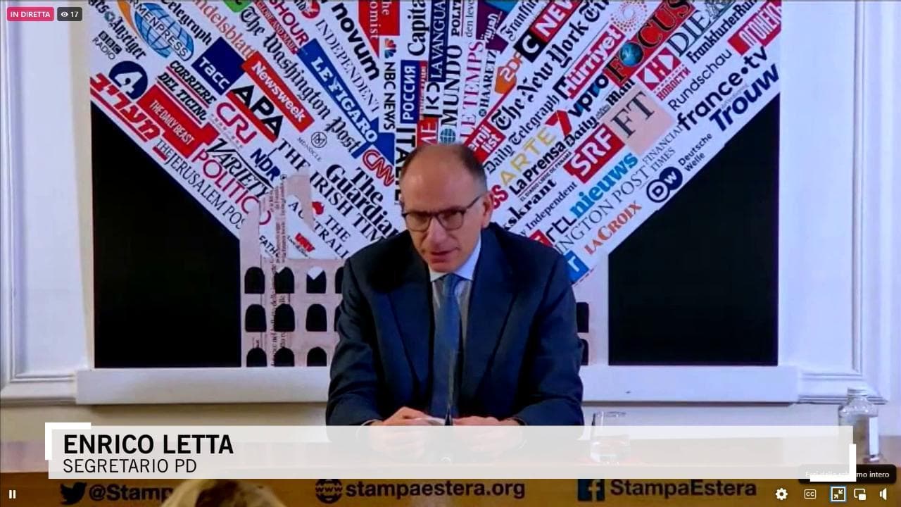 Elezioni in Francia, Letta: "Se vince Le Pen è la fine dell'Europa comunitaria"