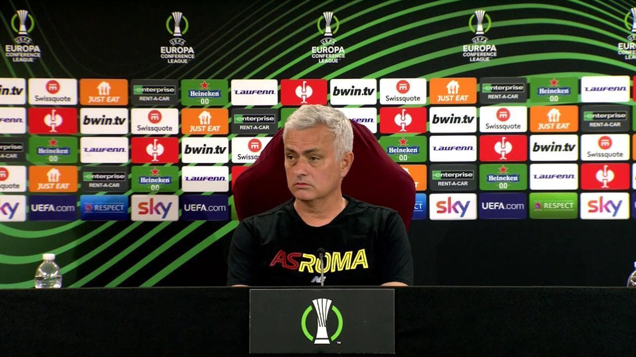 Mourinho: "La Roma è più forte del Bodo. Giovedì scorso soltanto un brutto episodio"