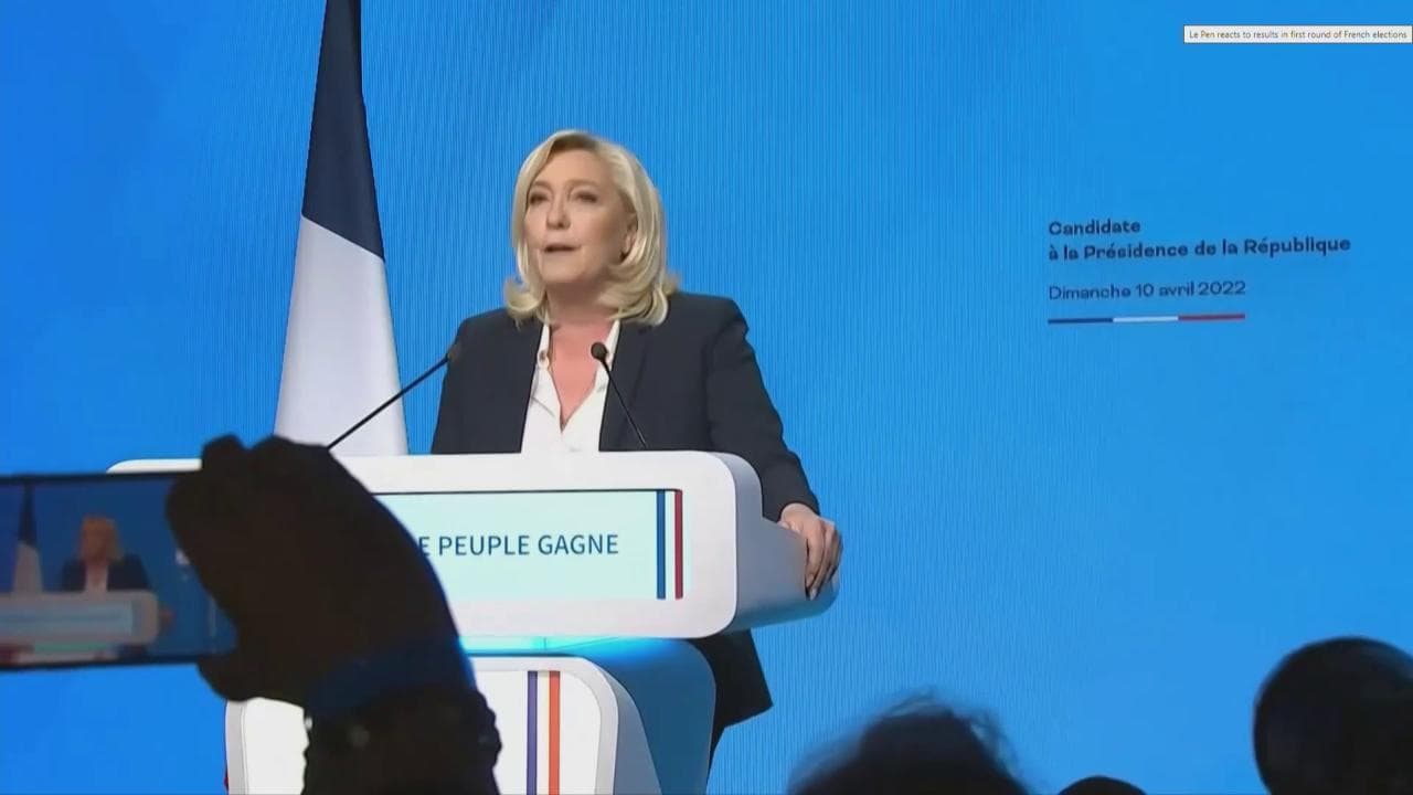 Presidenziali Francia, Marine Le Pen dopo gli exit poll: "Vedo una speranza, chi non ha votato Macron si unisca a me"