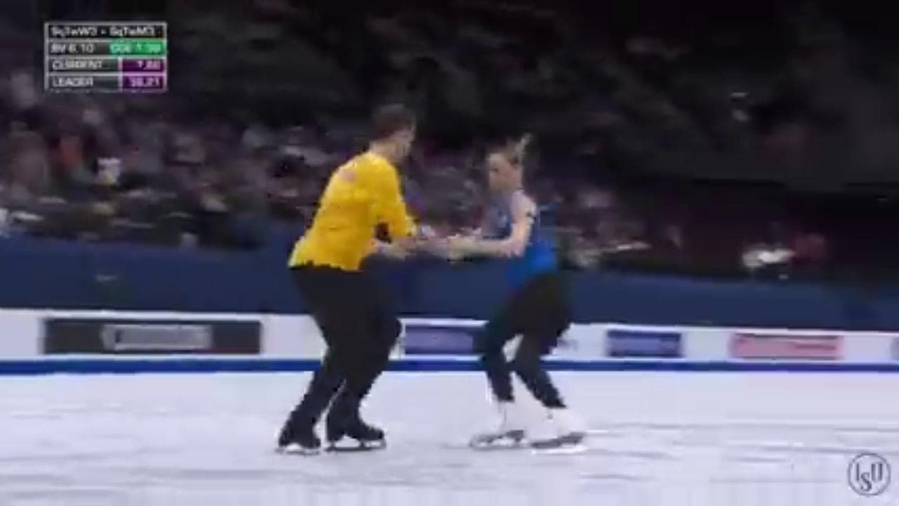 Mondiali di pattinaggio in Francia: l'emozionante esibizione della coppia ucraina fuggita da Kharkiv