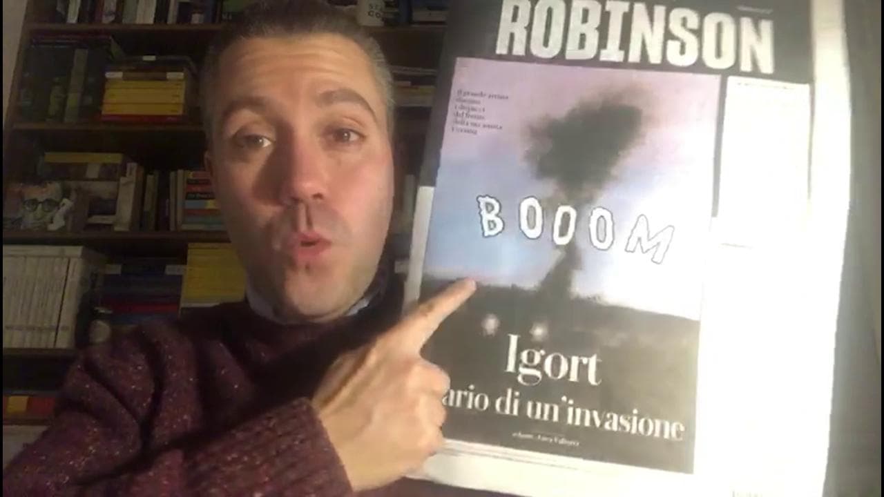 Saverio Raimondo: "Leggete Robinson e non fate la guerra"