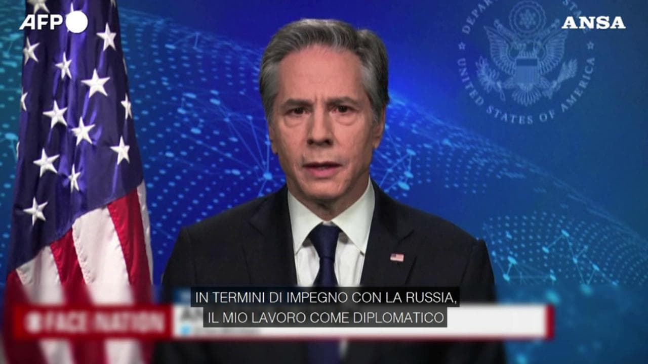 Ucraina, Blinken: "Biden pronto a incontrare Putin in ogni momento"