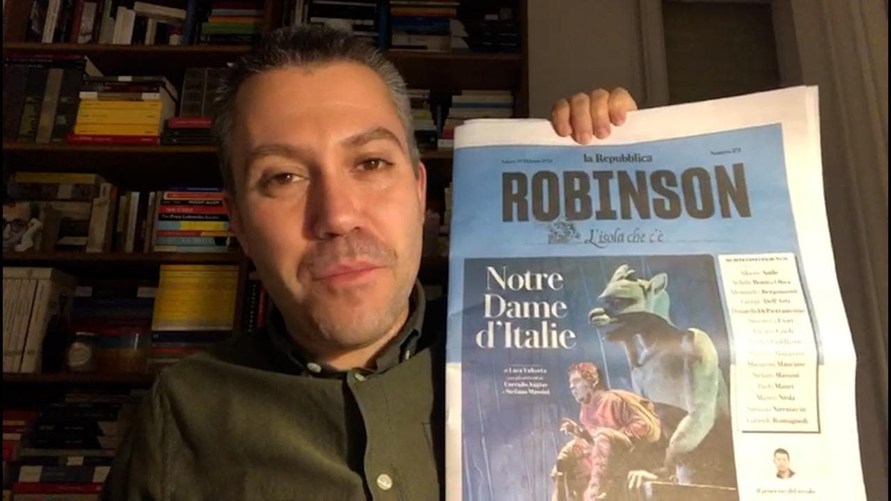 Saverio Raimondo: "Dostoevskij eliminato dalla gara di Robinson, il suo zombie vuole vendicarsi"