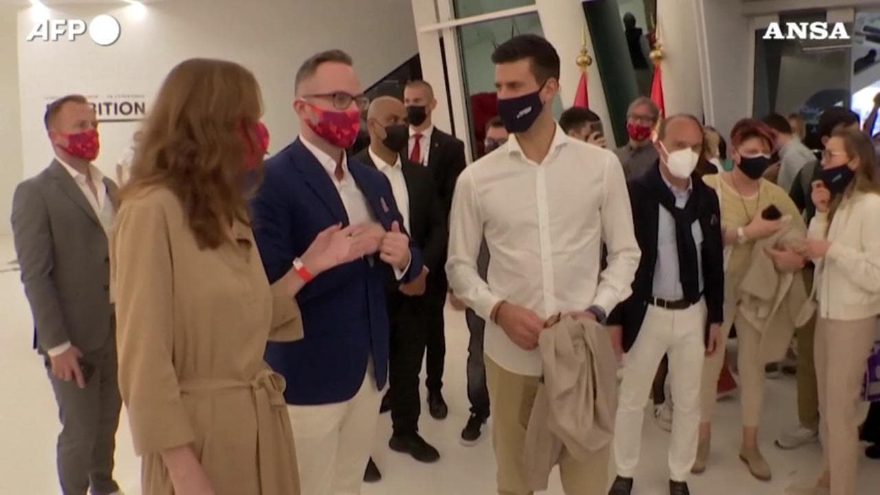 Tennis, Djokovic all'Expo di Dubai: "Giocare mi manca, felice di essere qui"