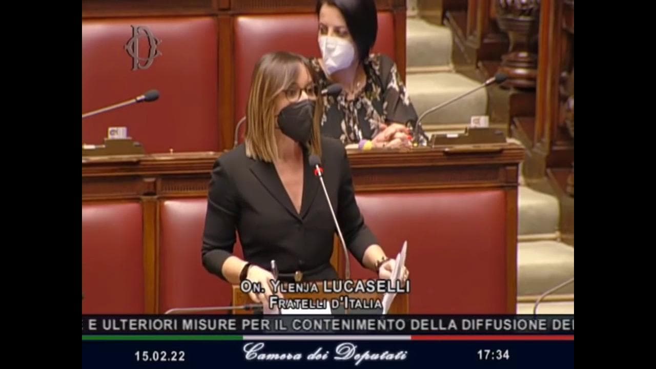 "Da oggi 500 milioni di italiani non potranno andare al lavoro": la gaffe della deputata di FDI Ylenja Lucaselli