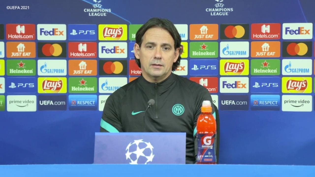Champions League, l'allenatore dell'Inter, Inzaghi: "Liverpool favorito ma non partiamo battuti"