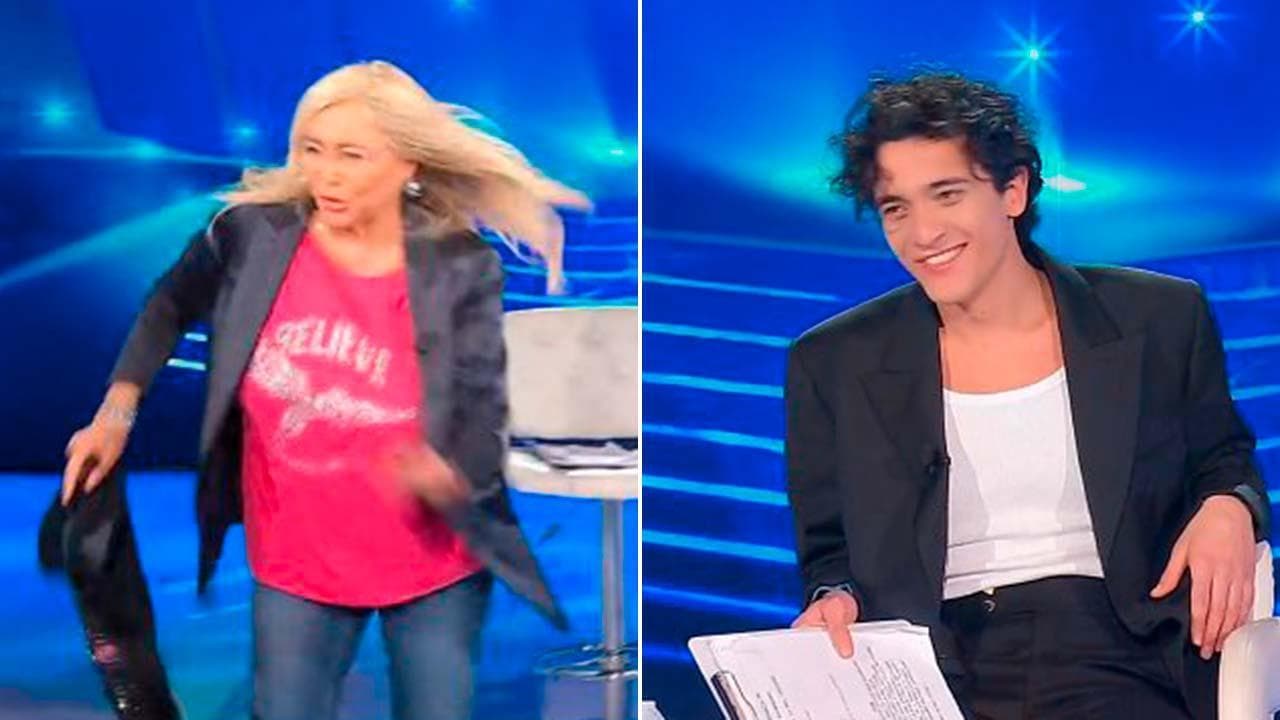 Mara Venier scappa dallo studio, Tananai è il nuovo conduttore: fuoriprogramma a 'Domenica In'