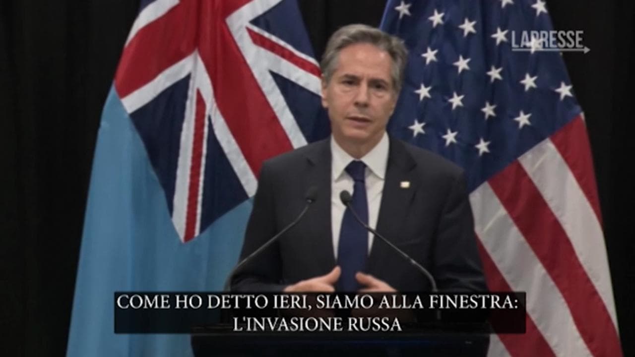 Ucraina, Blinken (Usa): "C'è l'escalation russa, l'invasione potrebbe avvenire in qualsiasi momento"