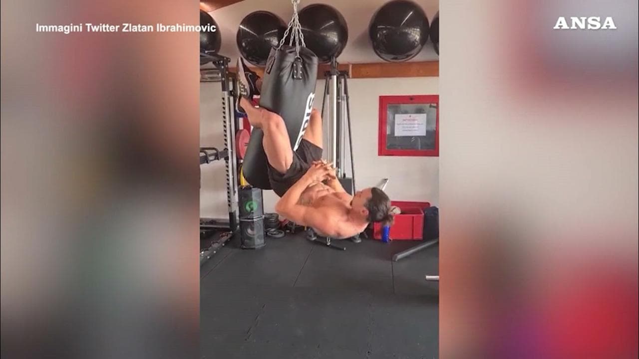 Calcio, il superallenamento di Ibrahimovic per tornare in campo