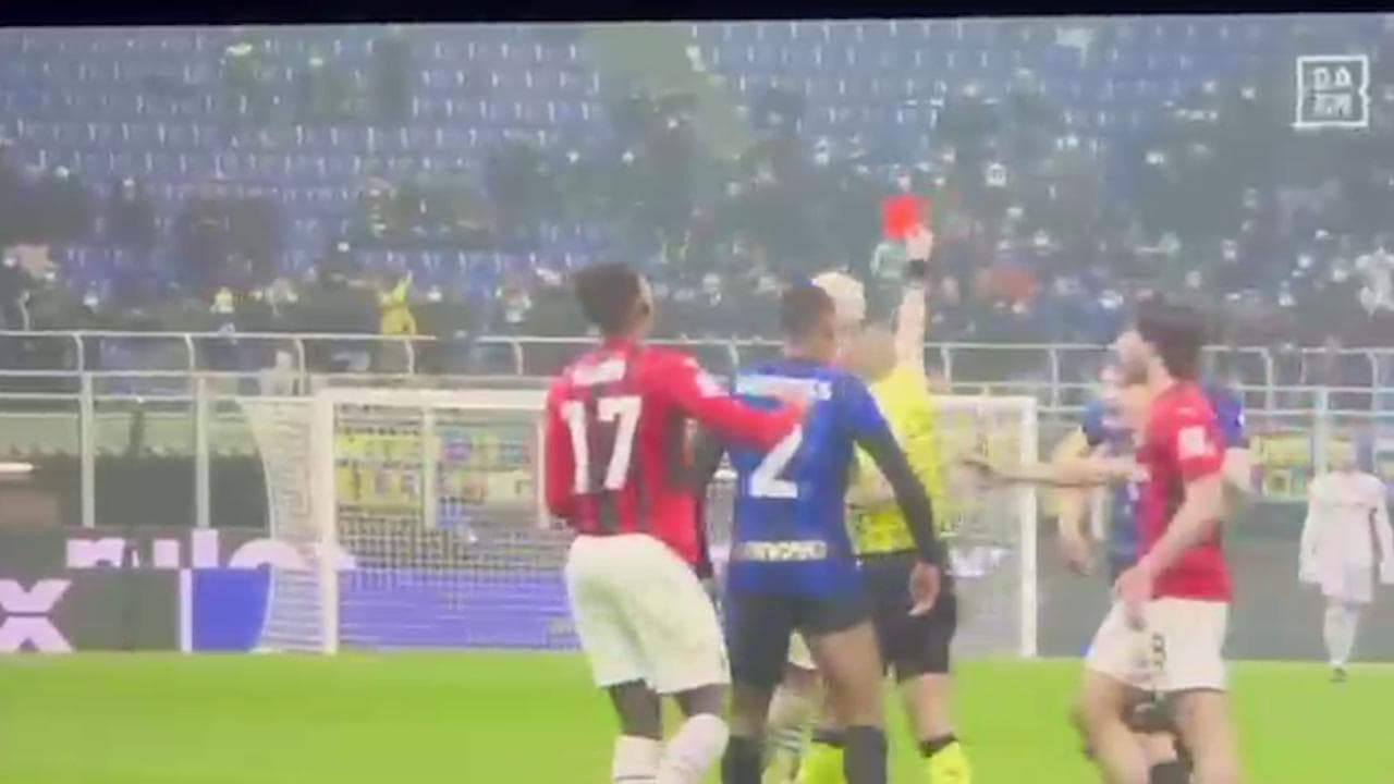 Inter-Milan, il furioso litigio tra Theo Hernandez e Lautaro Martinez, che arrivano quasi alle mani