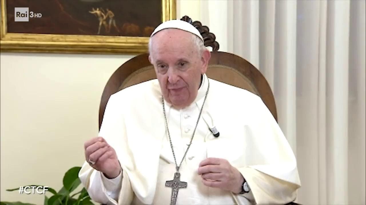 Papa Francesco a 'Che tempo che fa': "La guerra è sempre distruzione"