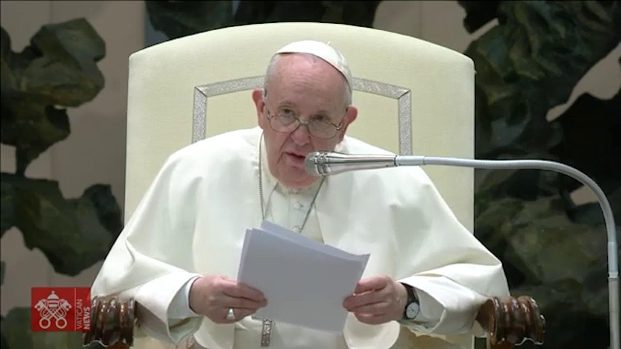 Le urla disturbano l'udienza generale, Papa Francesco "Fratello in difficoltà, preghiamo per lui"