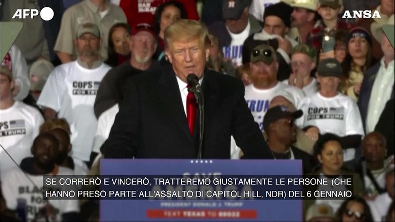 Usa, Trump: "Se vincerò, concederò la grazia ai condannati del 6 gennaio"