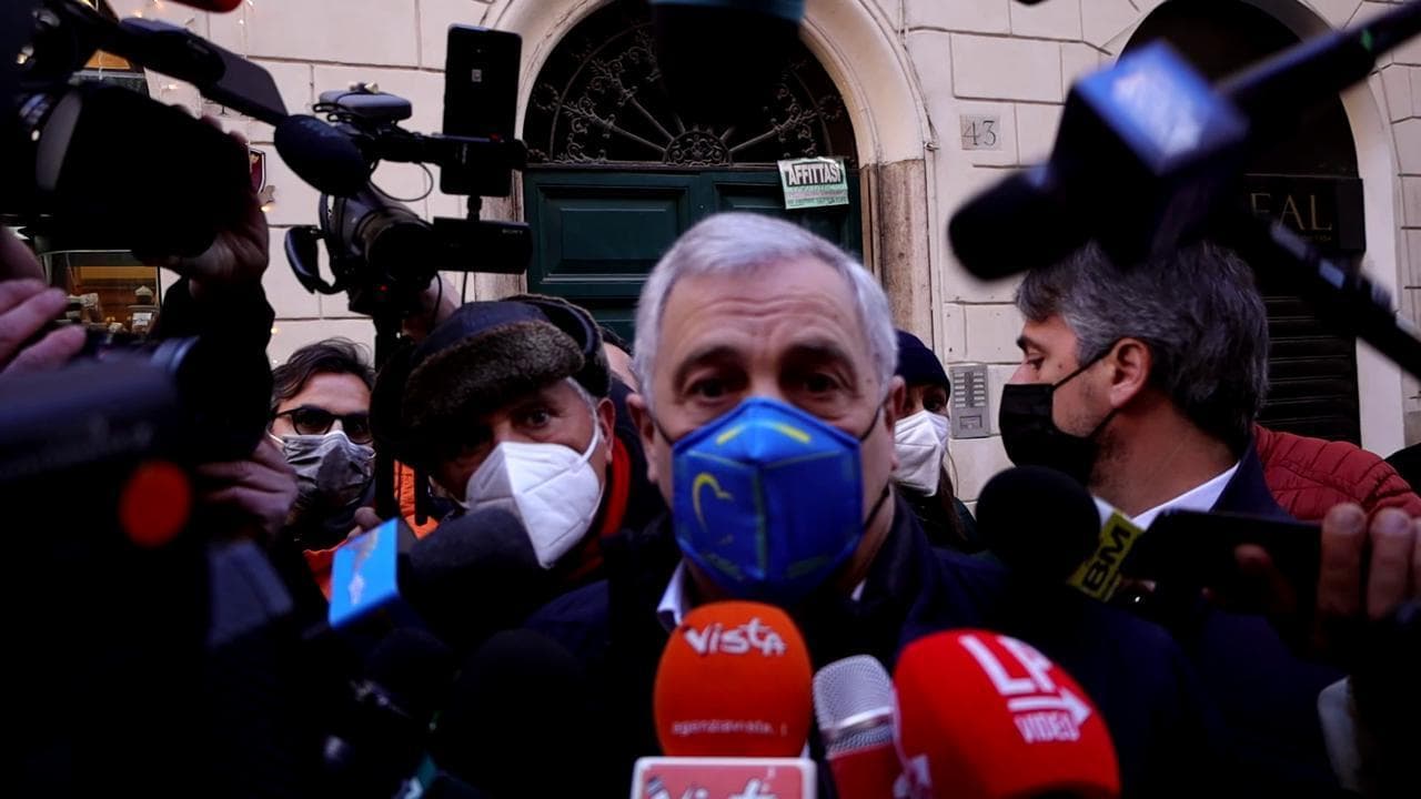 Quirinale, Tajani (Forza Italia): "Draghi a Palazzo Chigi garante dell'unità nazionale"