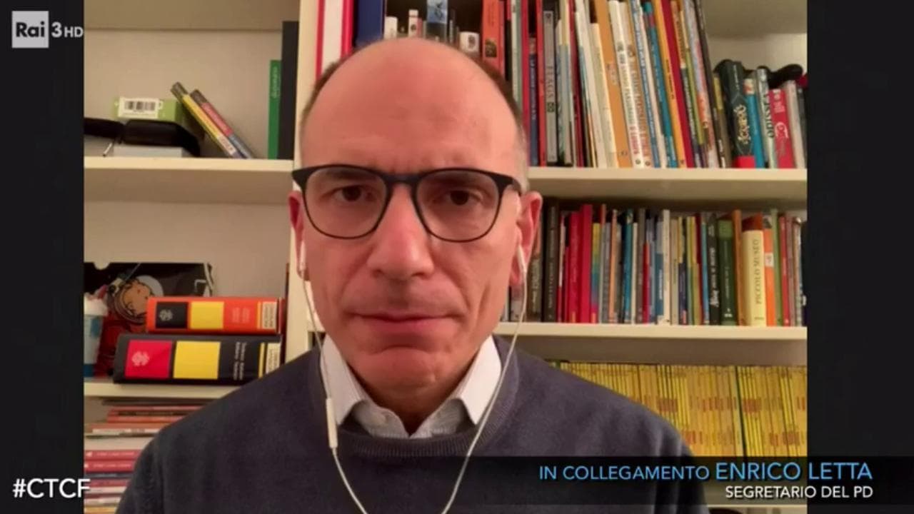 Quirinale, Enrico Letta a 'Che tempo che fa': "Andrea Riccardi è la candidatura ideale"