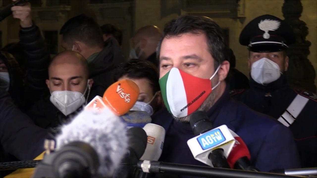 Quirinale, Salvini: "Pericoloso togliere Draghi da Palazzo Chigi"