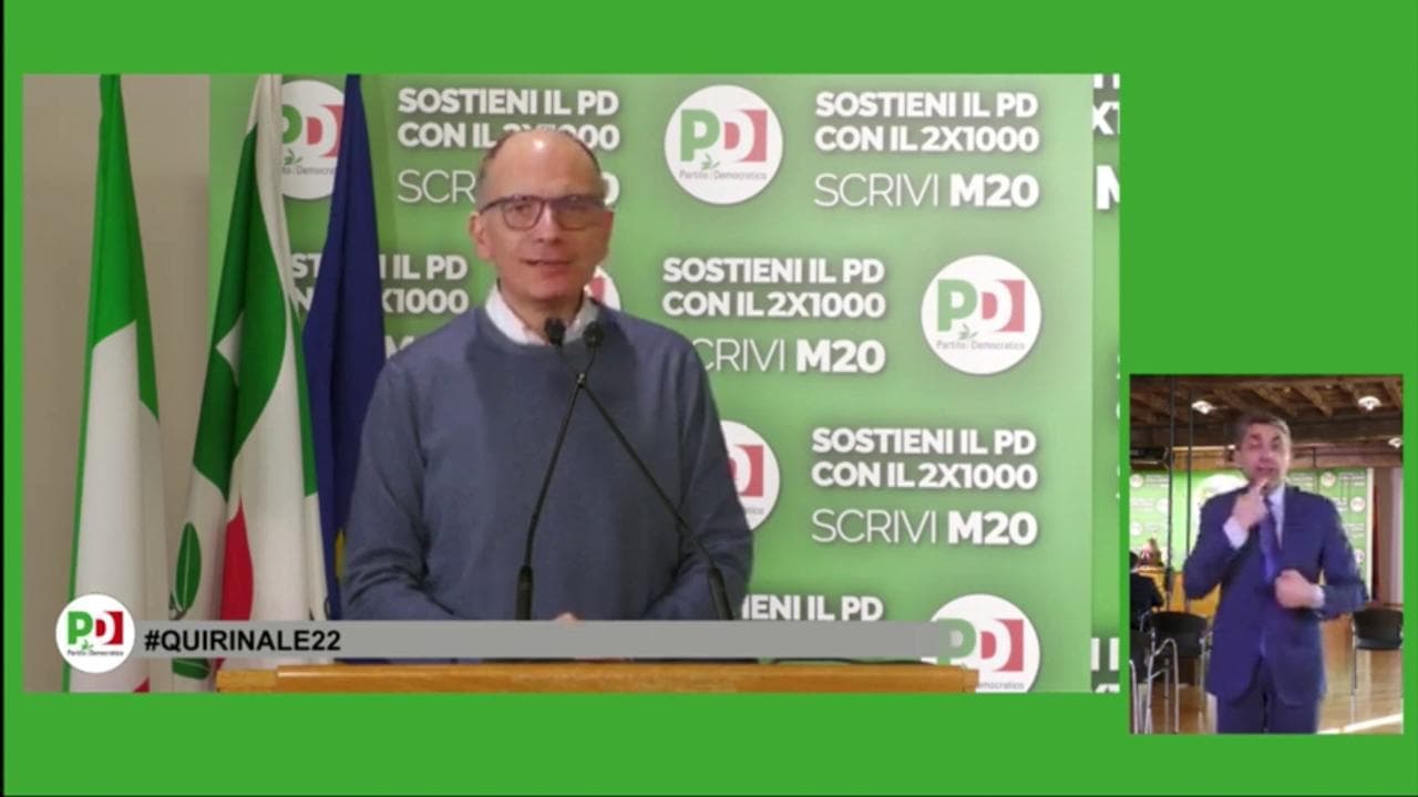 Quirinale, Letta: "Decidere se votare scheda bianca ai primi tre round o scegliere nome condiviso"