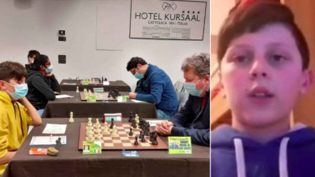 Lorenzo rivive la partita a scacchi contro l'ex numero 2 al mondo, salvato solo da una suoneria