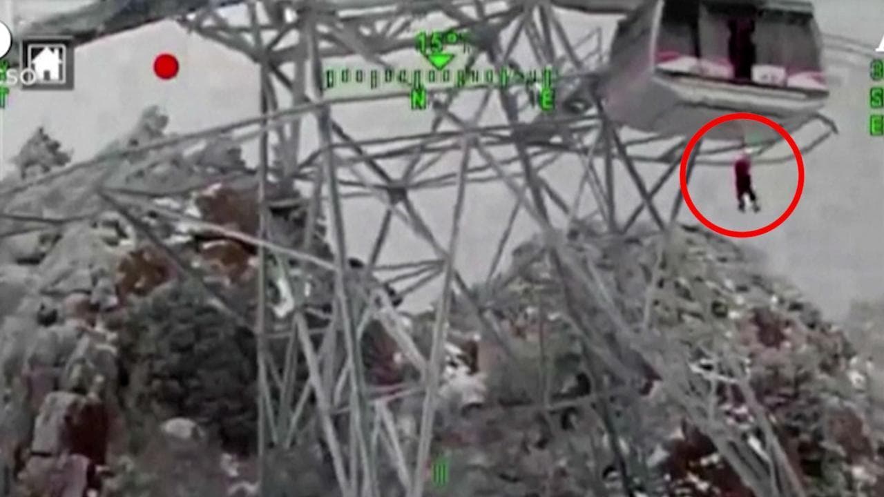 New Mexico, in 21 bloccati per ore sulla funivia a 3mila metri. Le immagini del salvataggio