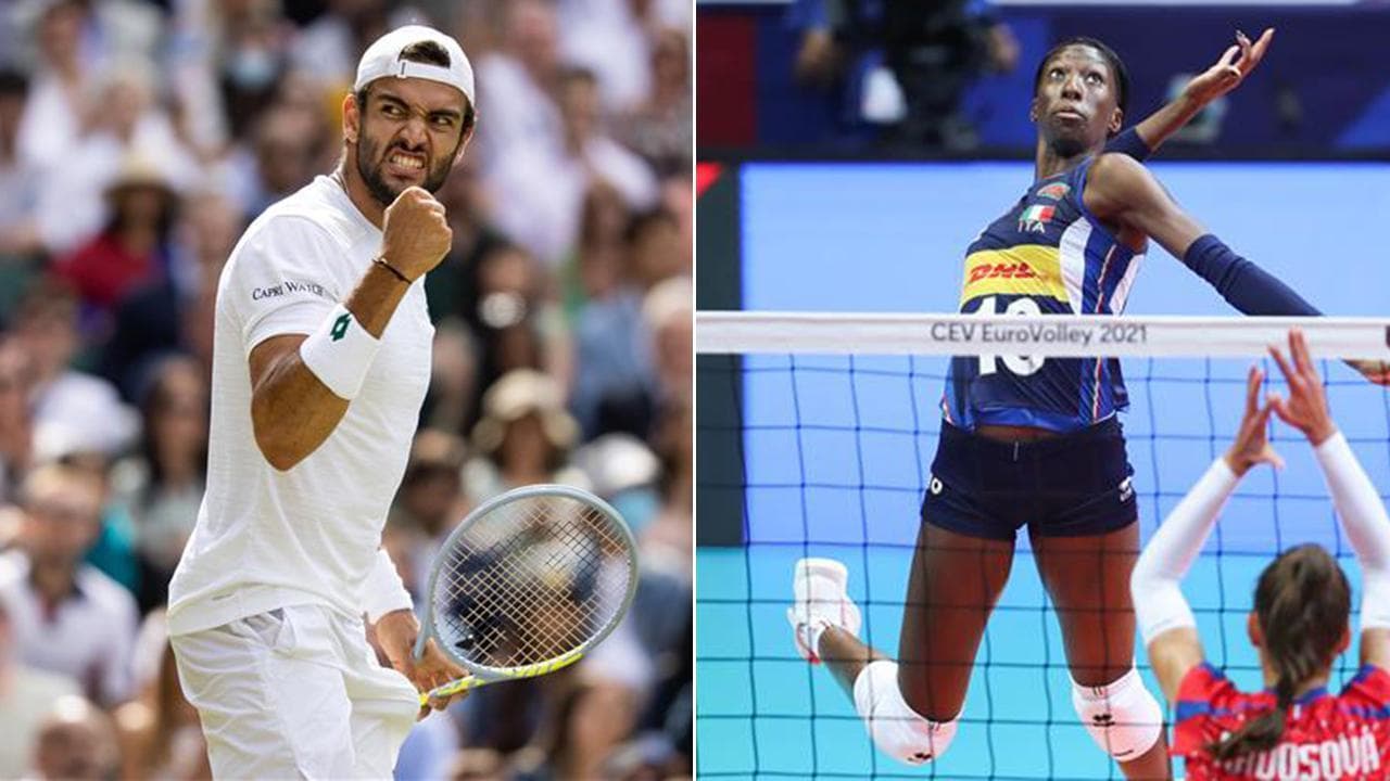 Da Matteo Berrettini a Paola Egonu: gli sportivi italiani che hanno scritto la storia nel 2021