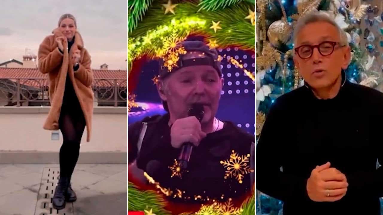 Da Hunziker a Vasco Rossi, gli auguri dei famosi sui social