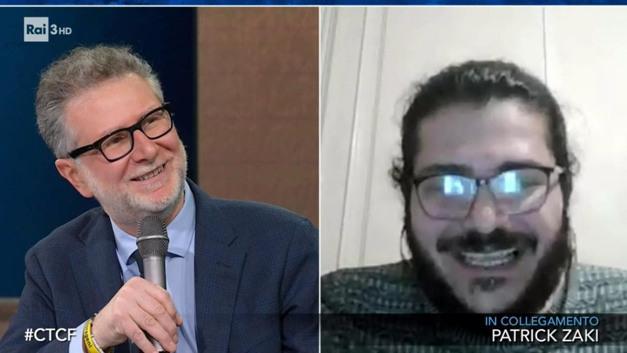 Patrick Zaky a "Che tempo che fa": "Ora sto bene e devo ringraziare davvero tutti"